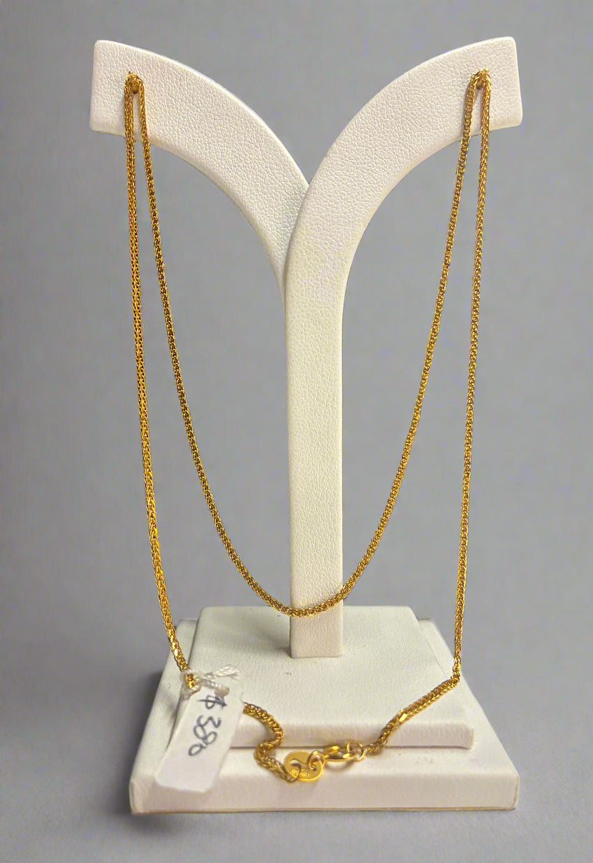necklace 18k gold chain