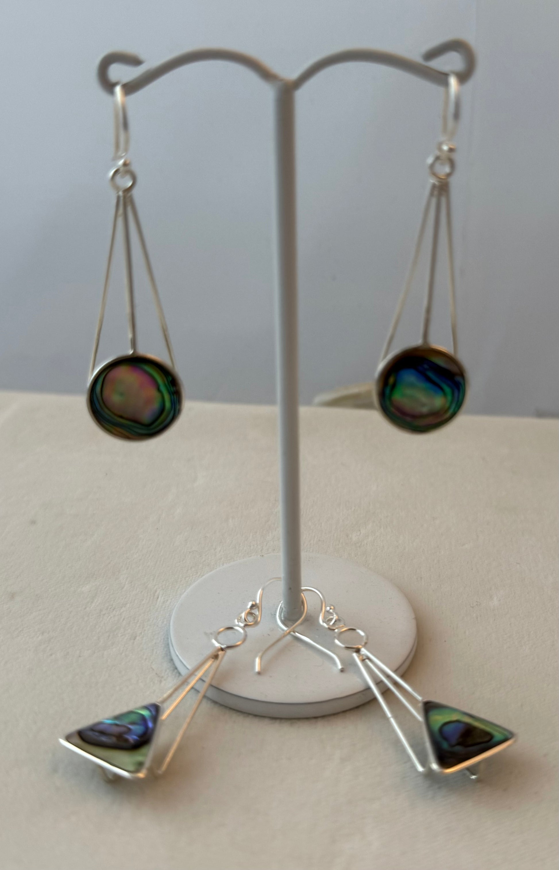 Abalone Sterling silver earring
