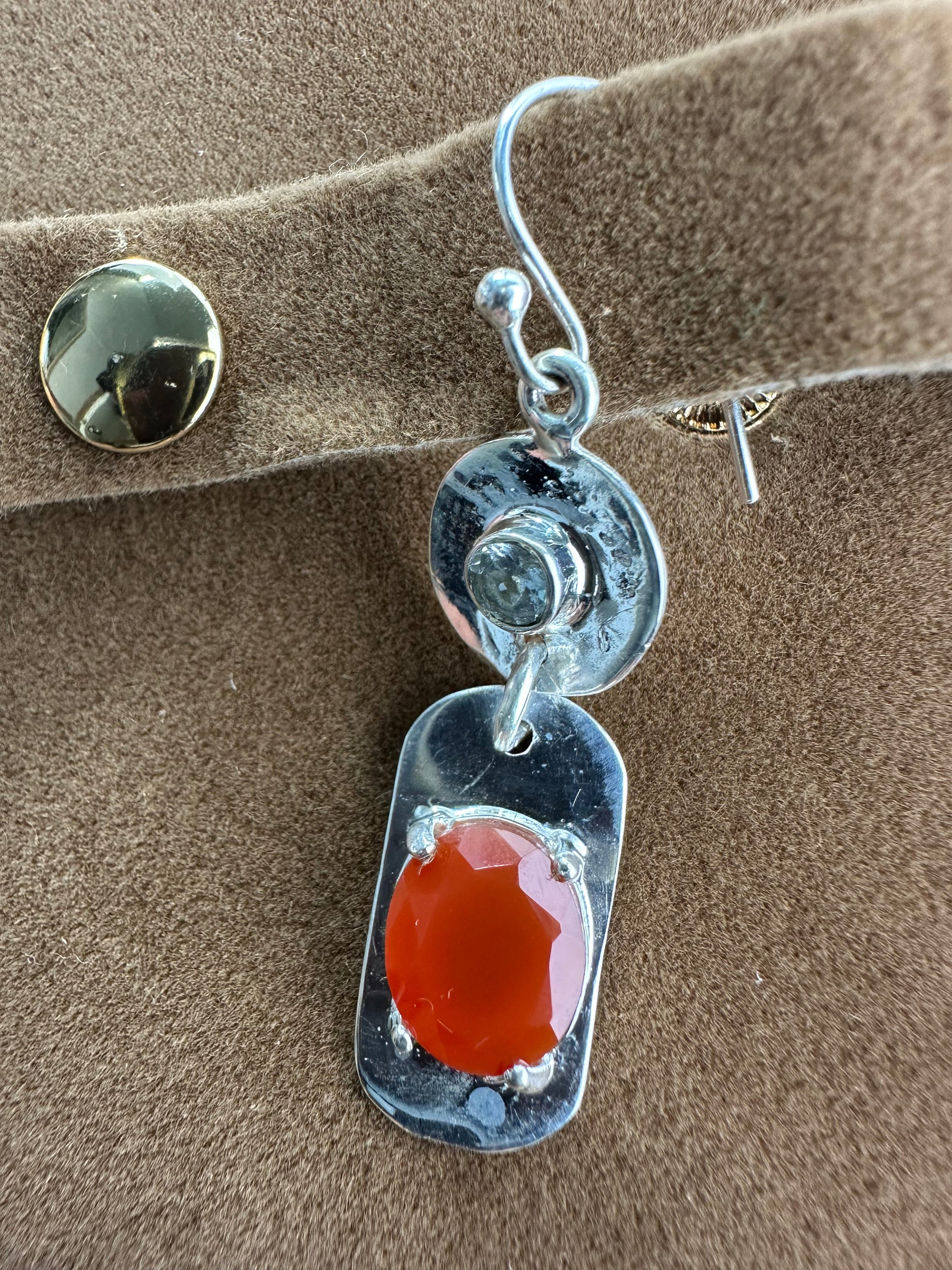 Carnelian Dangle Earring