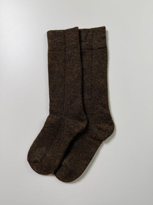 Soft Tall Socks — Dark Brown — IMG_8836