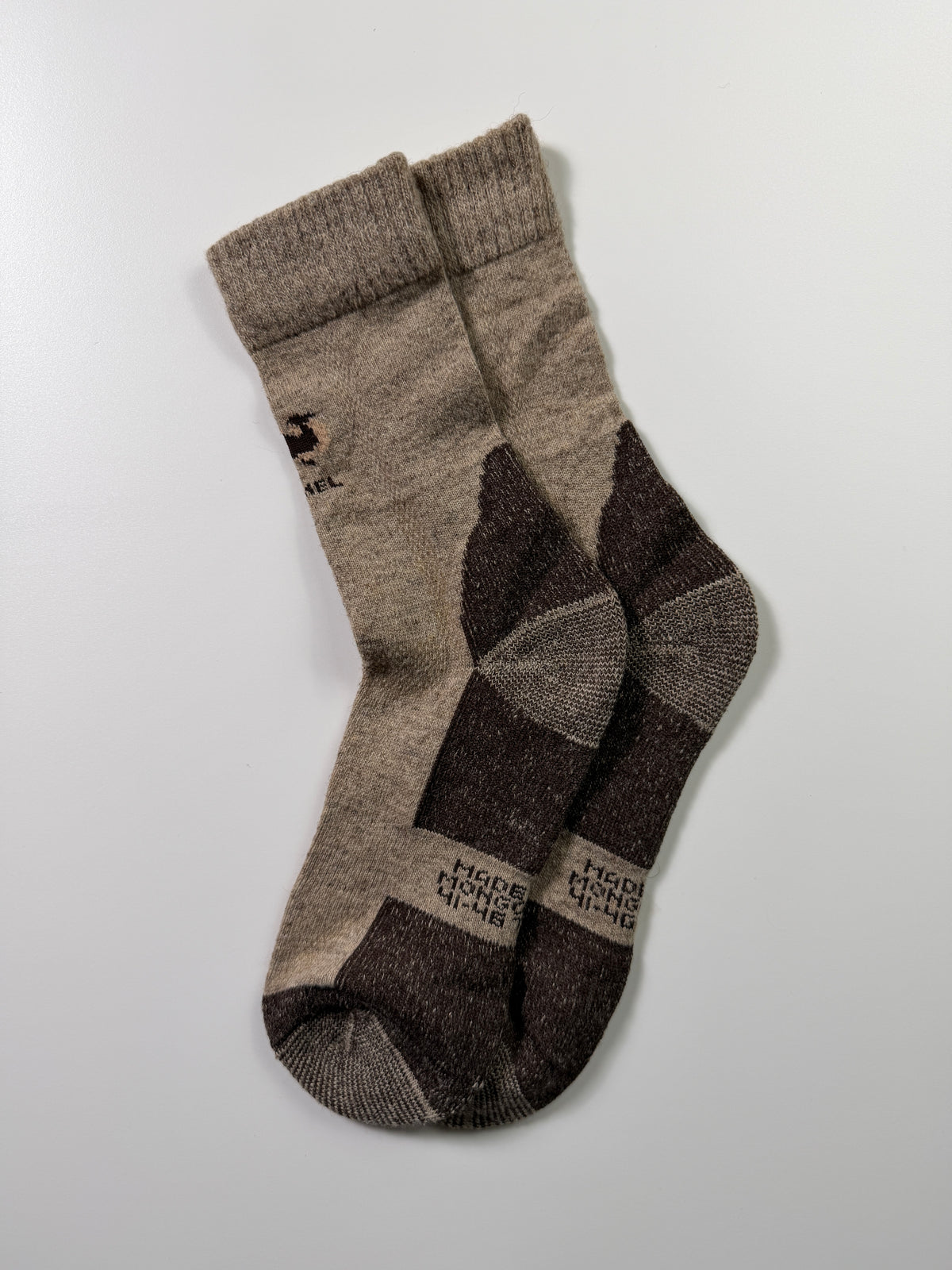 Munsel Diamond Heel Socks in Gray