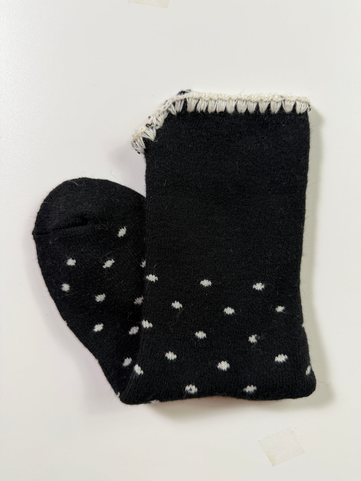 Cozy Boot Socks — Dot Black — IMG_9098