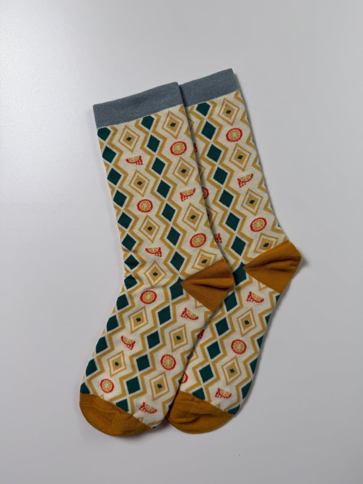 Munsel Gallery Art Socks — Vintage Geo — IMG_8842