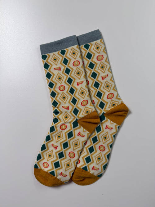 Munsel Gallery Art Socks — Vintage Geo — IMG_8842