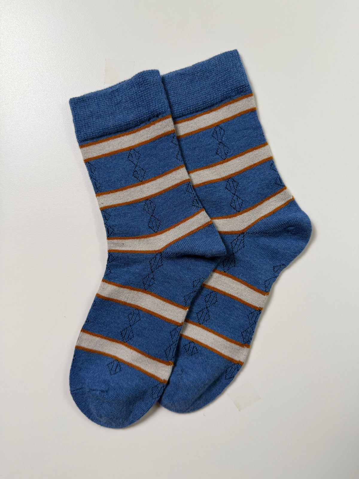 Munsel Graphic Everyday Socks — Blue Stripe — IMG_8921