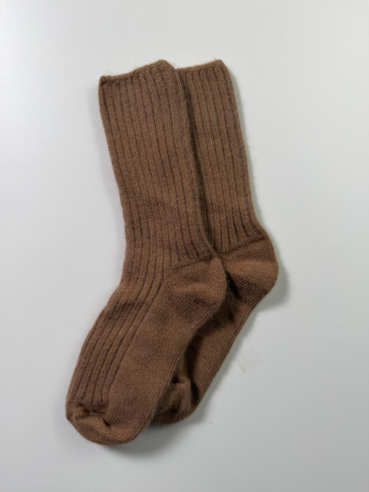 Munsel Premium Everyday Socks in Beige, pair view