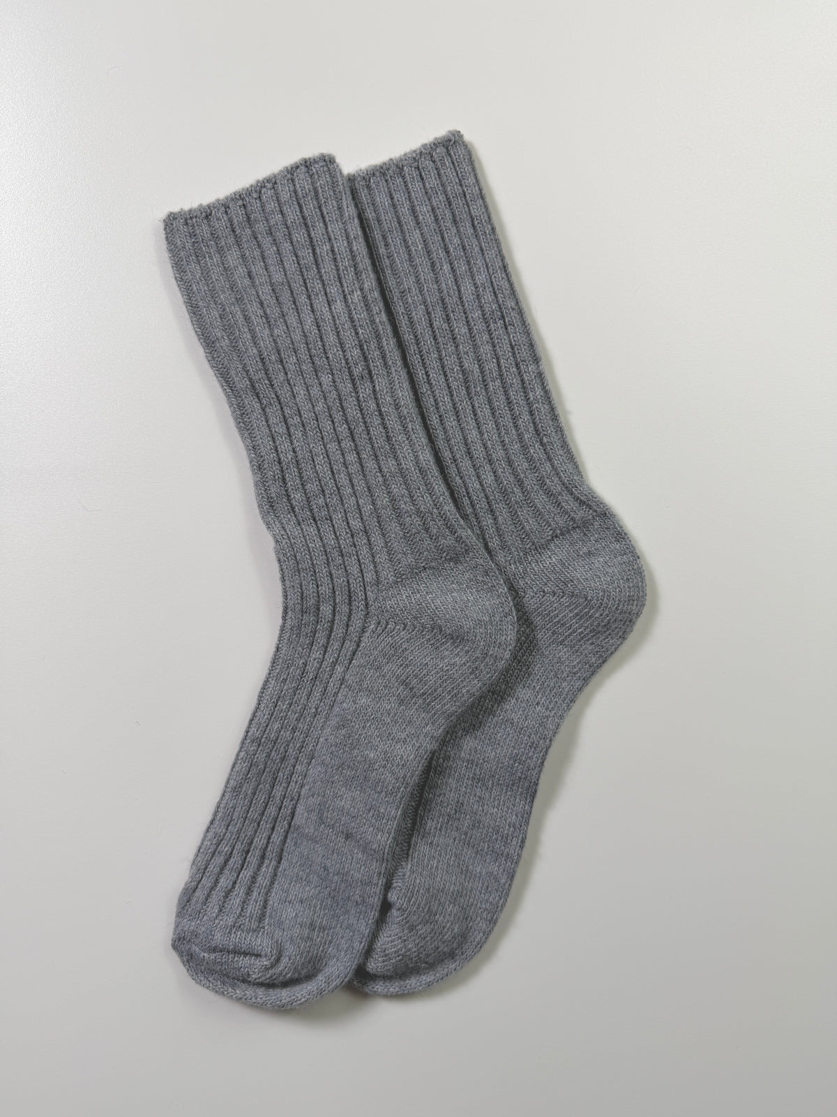 Munsel Premium Everyday Socks in Gray, pair view