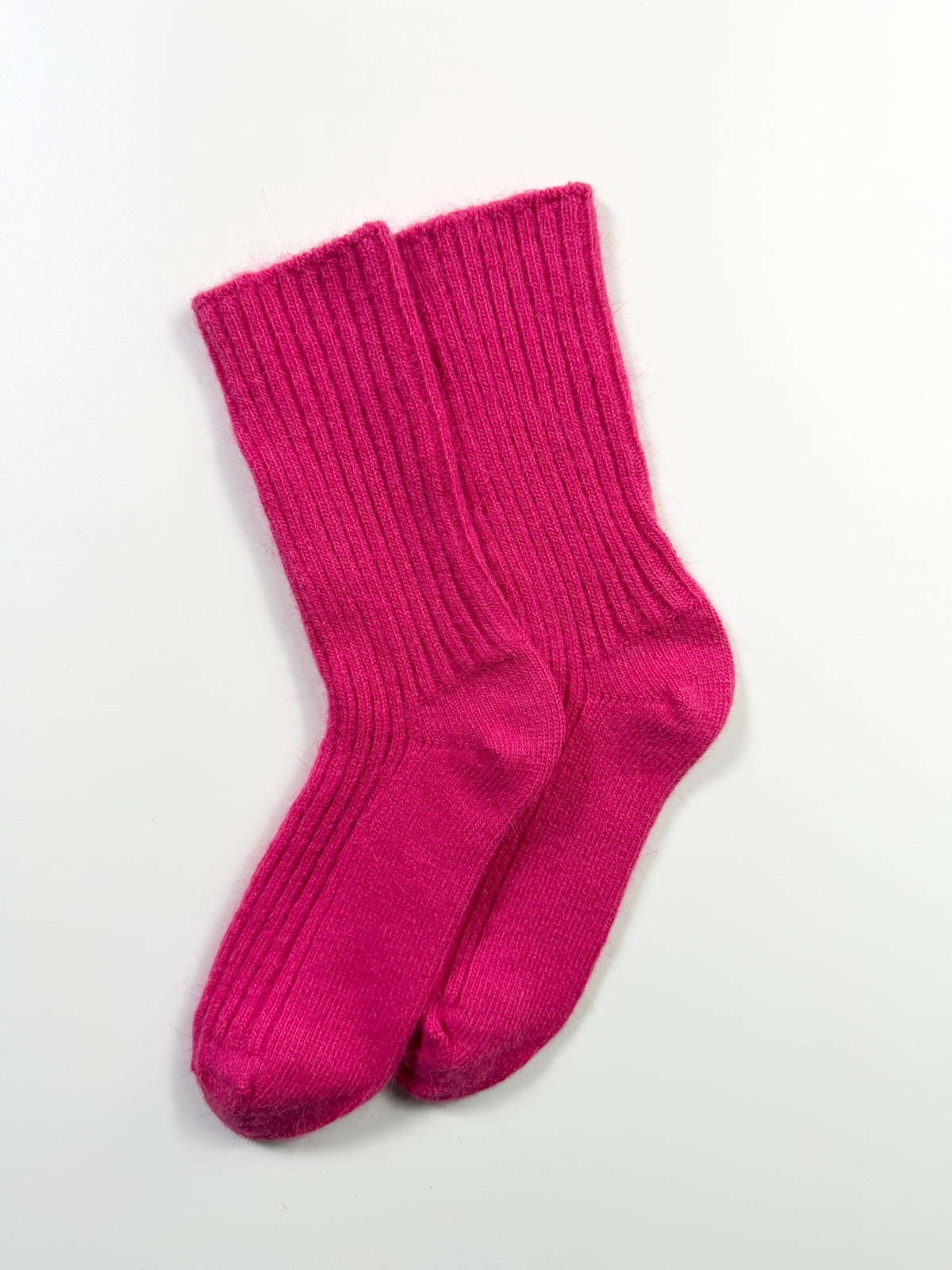 Munsel Premium Everyday Socks in Magenta, pair view