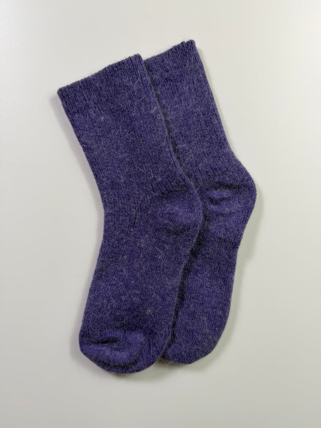 Munsel Premium Everyday Socks in Purple, pair view