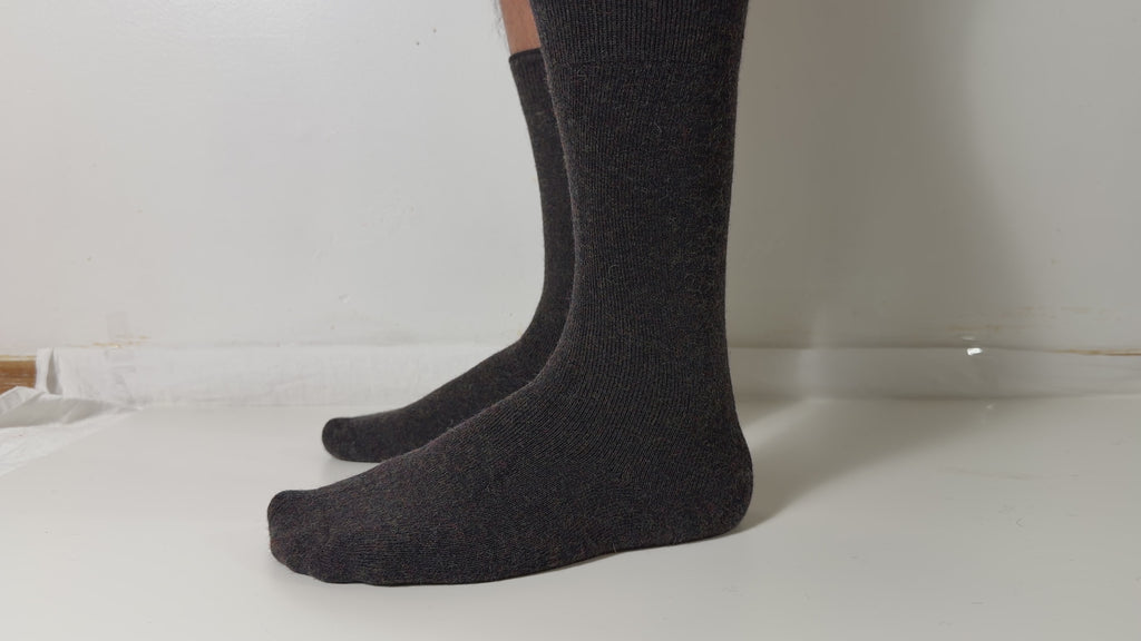 Munsel Black Tall Socks — on-foot video
