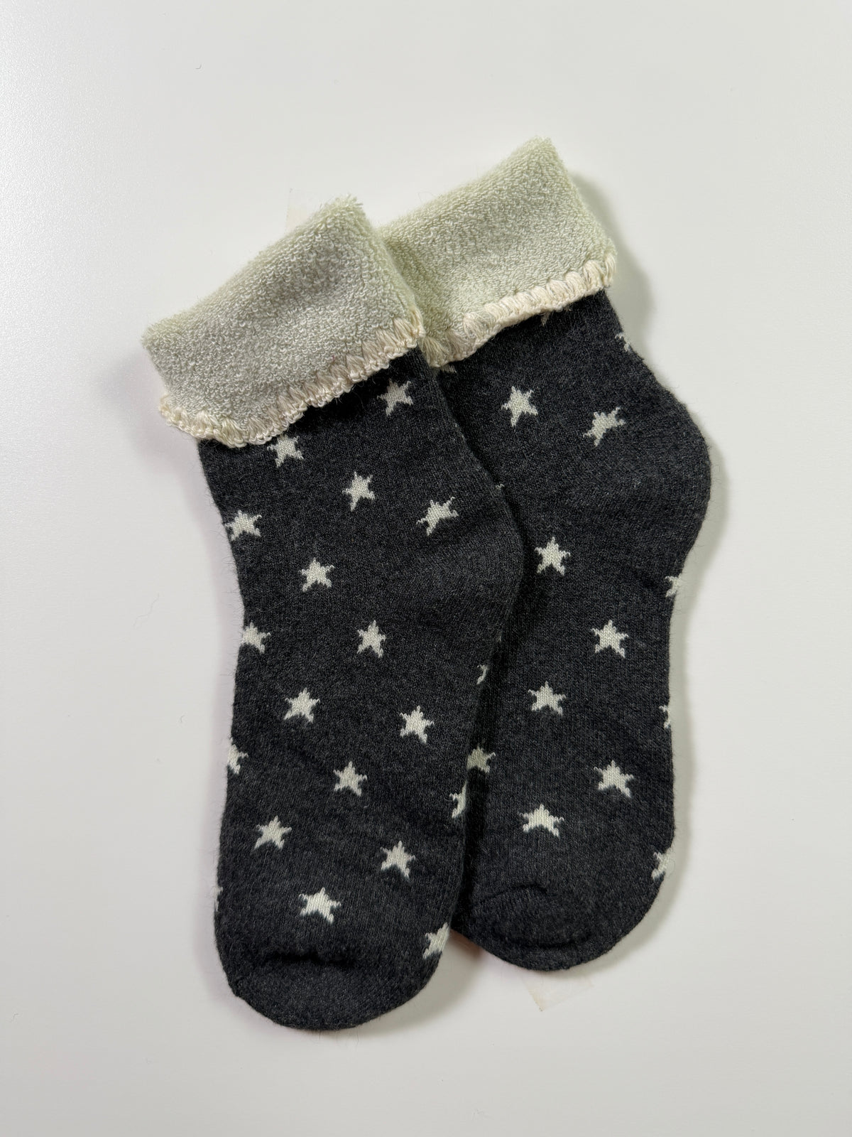Cozy Boot Socks — Star Black — IMG_9055