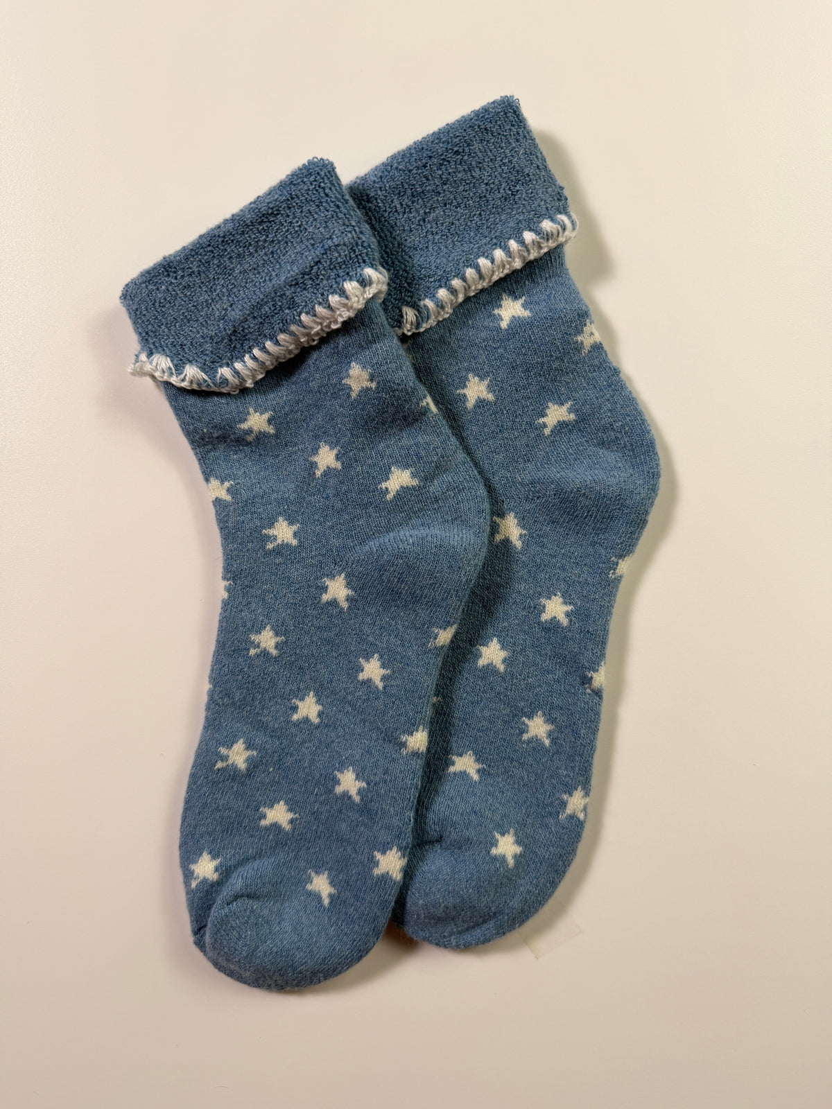 Cozy Boot Socks — Star Blue — IMG_9049